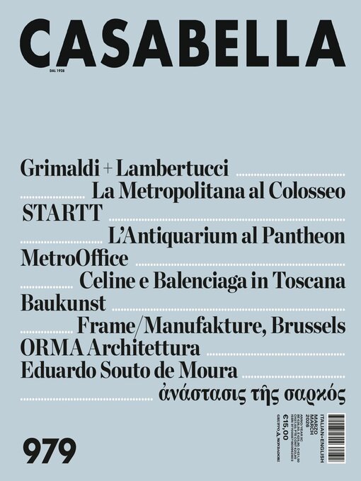 Title details for Casabella by Mondadori Media S.p.A., S.L.L. - Available